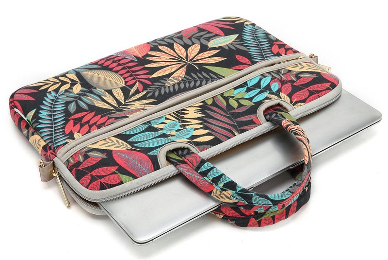 kayond Forest series Black Patten water-resistant Laptop Shoulder Messenger Bag Case Sleeve for 12 Inch 13 Inch Laptop - Image 5