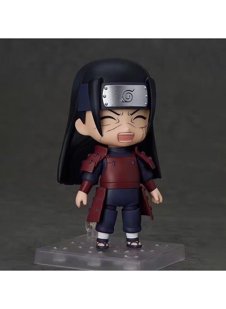 ناروتو تمثال أكشن هاشيراما سينجو من Naruto بطول 10 سم وجه قابل للتبديل مفاصل متحركة نموذج أنمي قابل للتحصيل للعرض على المكتب هدية - Image 4