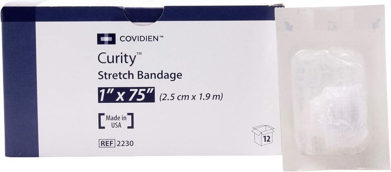 Kendall Kendal Curity Gauze Roll Bandage Sterle 1 12Box