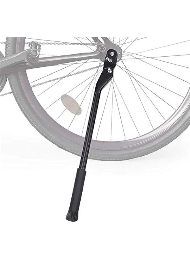 Generic Adjustable Bike Kickstand, Aluminum Alloy Bicycle Side Kickstand Quick Release Bike Side Stand Concealed Spring-Loaded Latch Non-Slip Rear Side for 24-27.5 Inch Mountain Bike and 700C 650C Road - Image 1