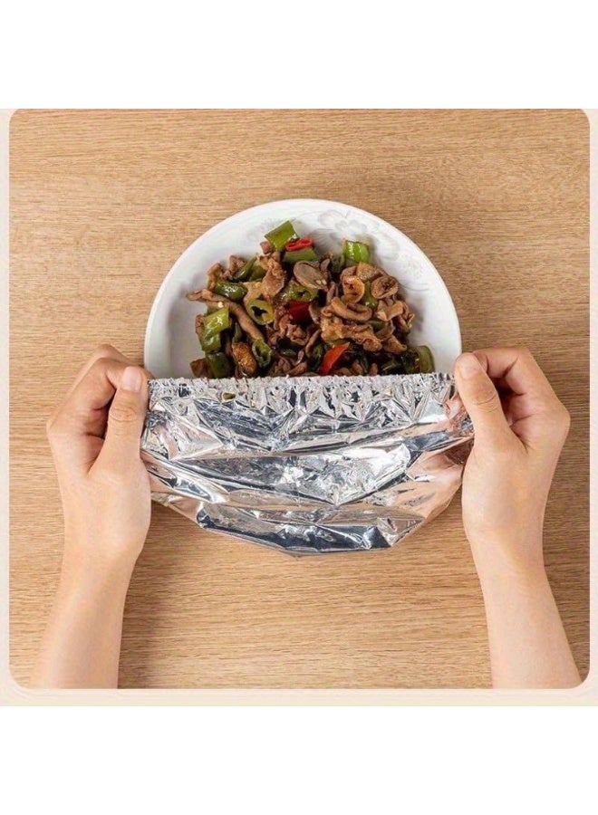 10 قطع من أكياس تخزين وتغطية الطعام من رقائق الألومنيوم - Image 2