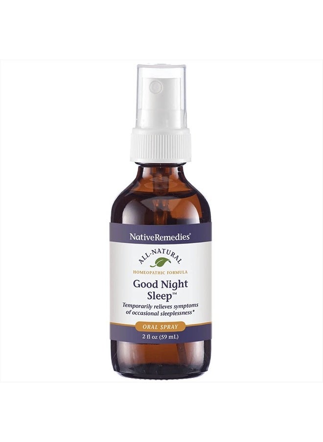 Native Remedies Good Night Sleep for Relief of Occasional Sleeplessness, 2 fl. oz.  - Image 1