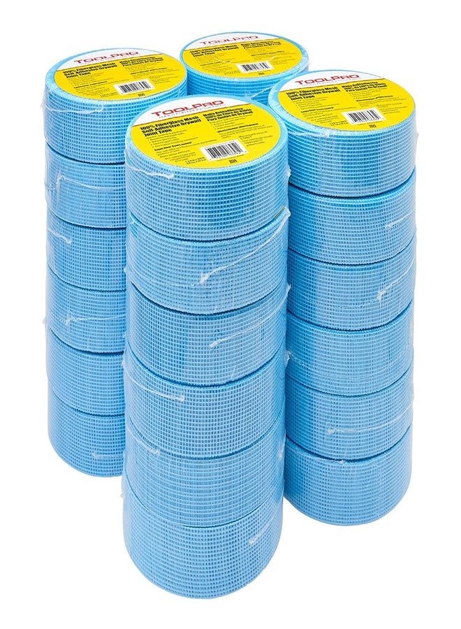 TOOLPRO Self- Adhesive Fiberglass Mesh Drywall Tape for Sealing Drywall Joints. (1, Blue) - Image 4
