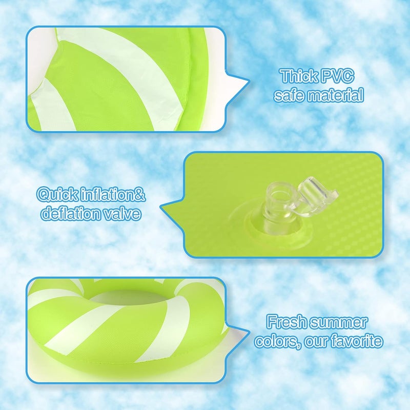 Bestrip Pool Floats Adult Size for Kids Age 8-12 Adults Inflatable Floats Swimming Ring Toys Beach Pool Party Lake Use - Image 4