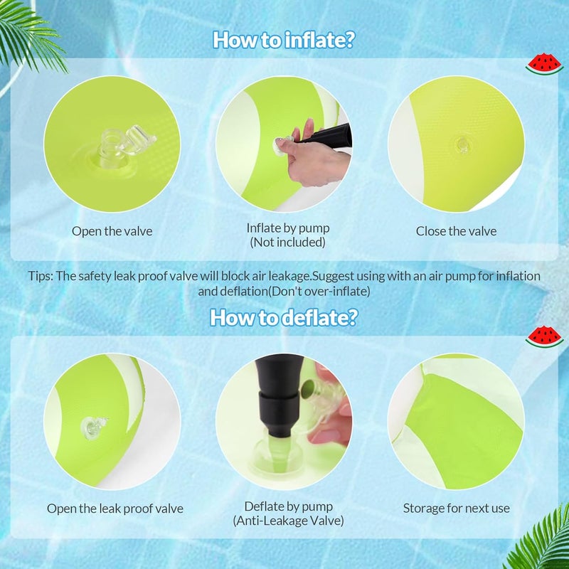 Bestrip Pool Floats Adult Size for Kids Age 8-12 Adults Inflatable Floats Swimming Ring Toys Beach Pool Party Lake Use - Image 3