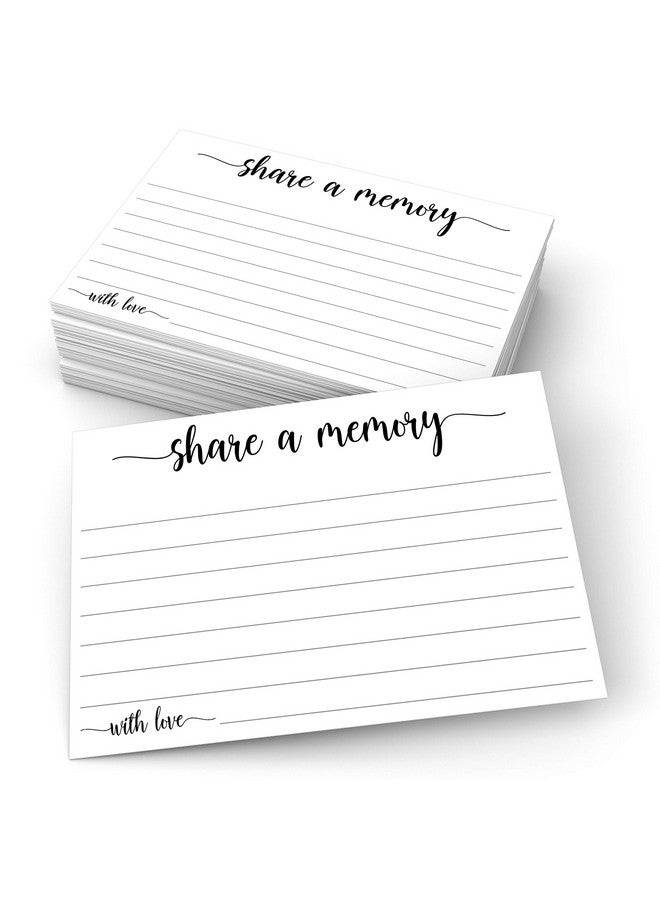 321 دن شارك بطاقة ذاكرة (50 بطاقة) 4X6 - للاحتفال بعيد الميلاد أو الذكرى السنوية أو النصب التذكاري أو الجنازة أو التخرج أو حفل الزفاف - صنع في الولايات المتحدة الأمريكية - أبيض - Image 1