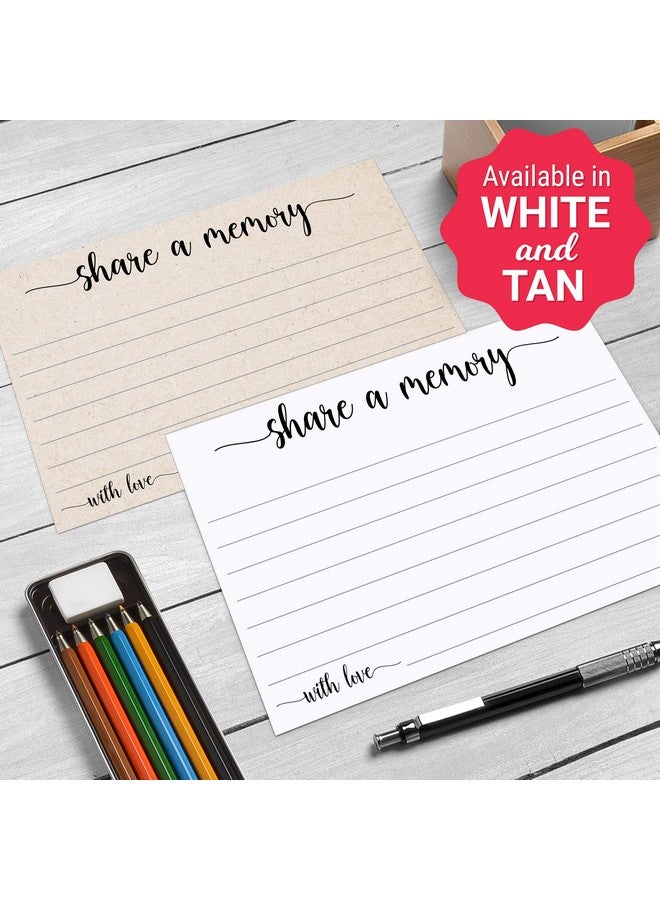 321 دن شارك بطاقة ذاكرة (50 بطاقة) 4X6 - للاحتفال بعيد الميلاد أو الذكرى السنوية أو النصب التذكاري أو الجنازة أو التخرج أو حفل الزفاف - صنع في الولايات المتحدة الأمريكية - أبيض - Image 4