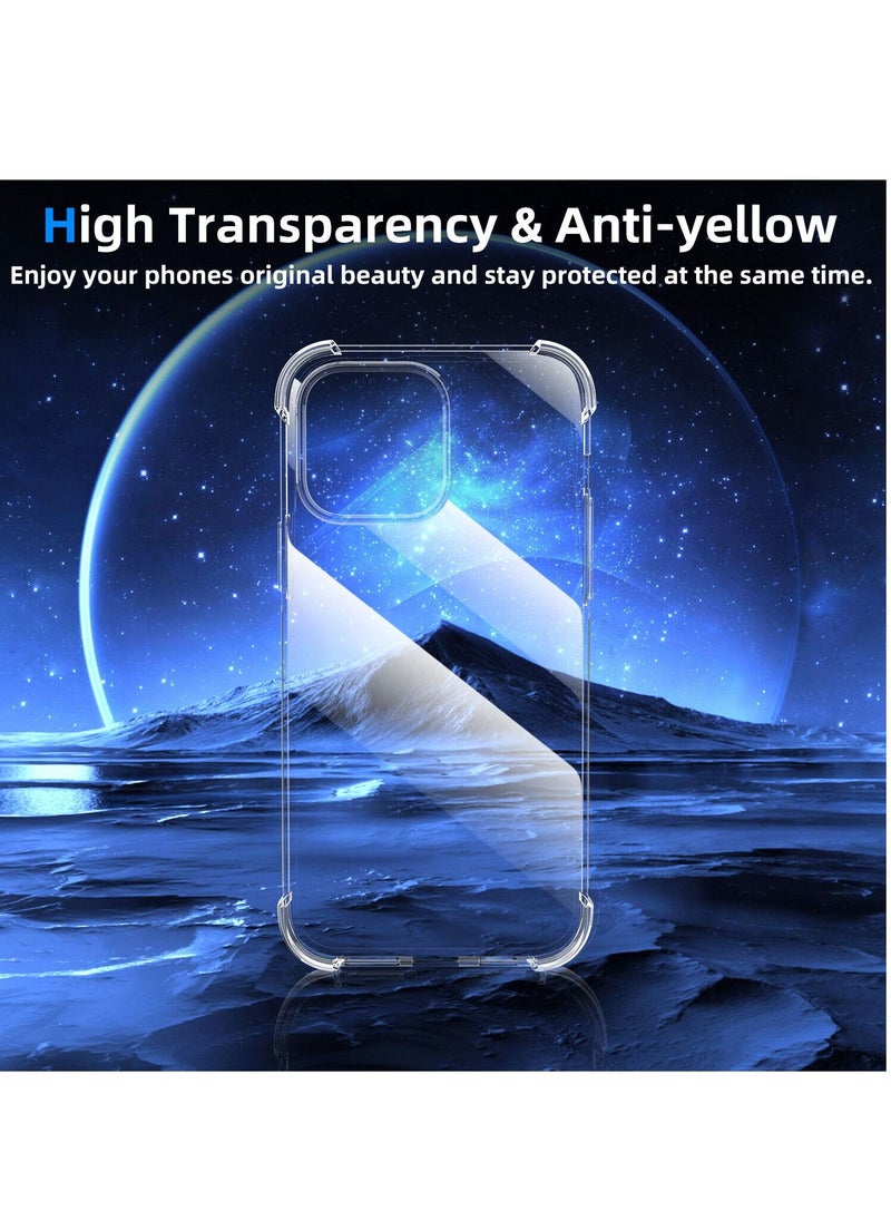 Houmt iPhone 14 Case Clear Soft Flexible TPU with 4 Corners Bumper Anti-Scratch Shockproof Protective Cover  - Image 3