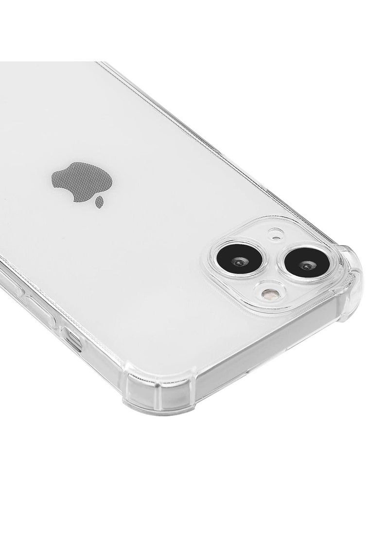 Houmt iPhone 14 Case Clear Soft Flexible TPU with 4 Corners Bumper Anti-Scratch Shockproof Protective Cover  - Image 2