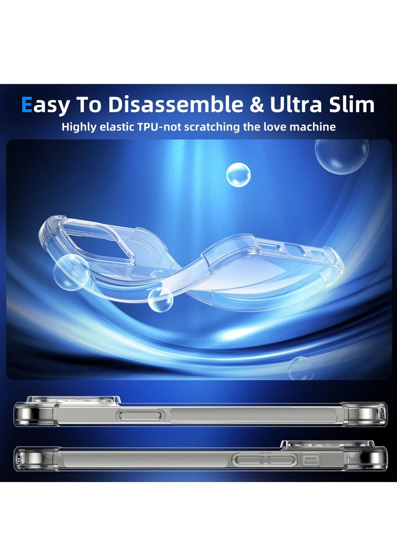 Houmt iPhone 14 Case Clear Soft Flexible TPU with 4 Corners Bumper Anti-Scratch Shockproof Protective Cover  - Image 4