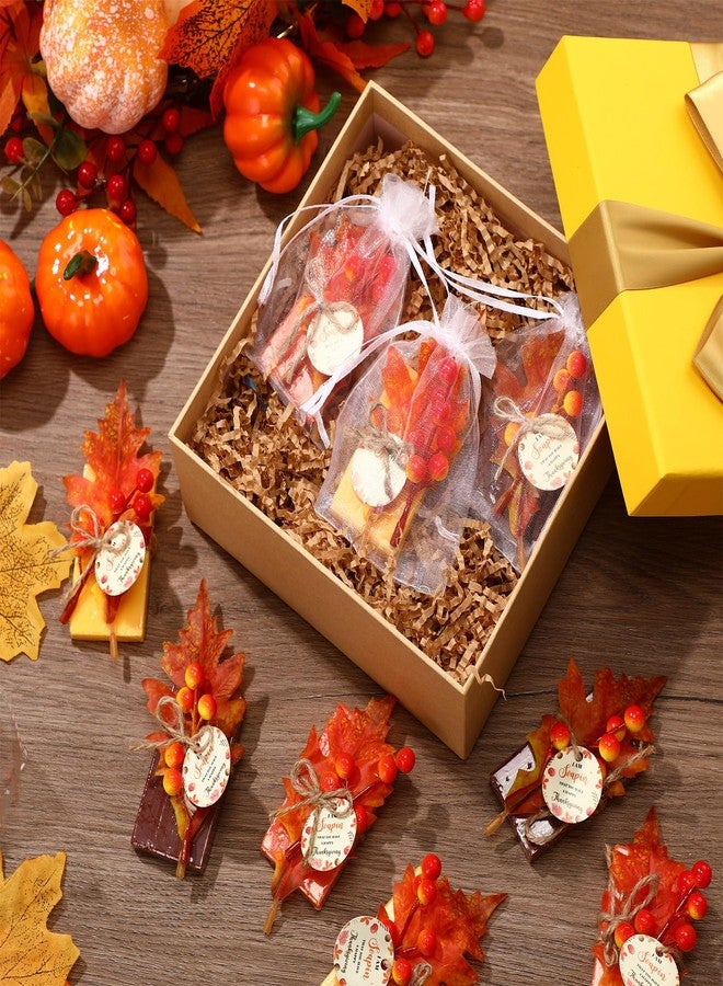 Swiffen 48 Set Fall Thanksgiving Bar Soap Party Favors Mini Hand Soaps Gifts Bulk with Bags Guests Thank You Return Gift for Thanksgiving, Wedding, Bridal Showers, Baby Shower - Image 4
