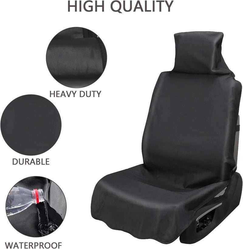 Godneei Front Car Seat Covers - Waterproof, Anti-Leak, and Stain-Resistant Dog Car Seat Cover - Image 3