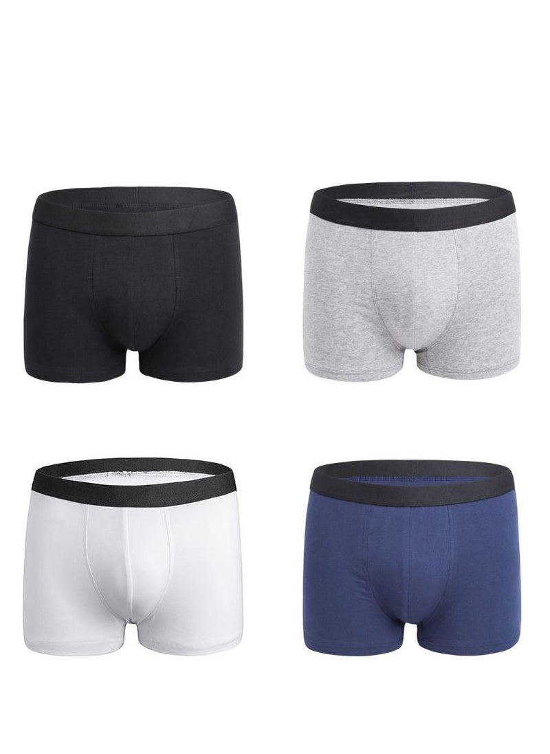 Loquat - 4PCS Men Breathable Underwear Brief Boxers Sets - Image 1