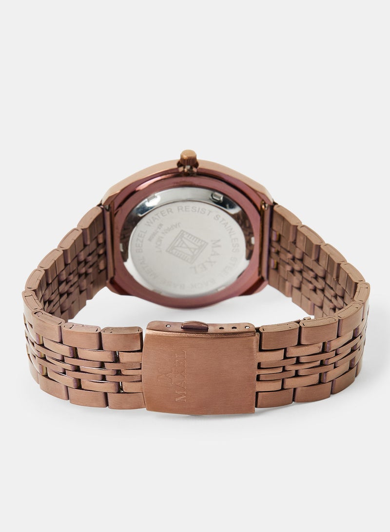 Maxel ساعة يد أنالوج مميزة للرجال من ديستار هيريتاج MX597 - 38 مم - Image 2
