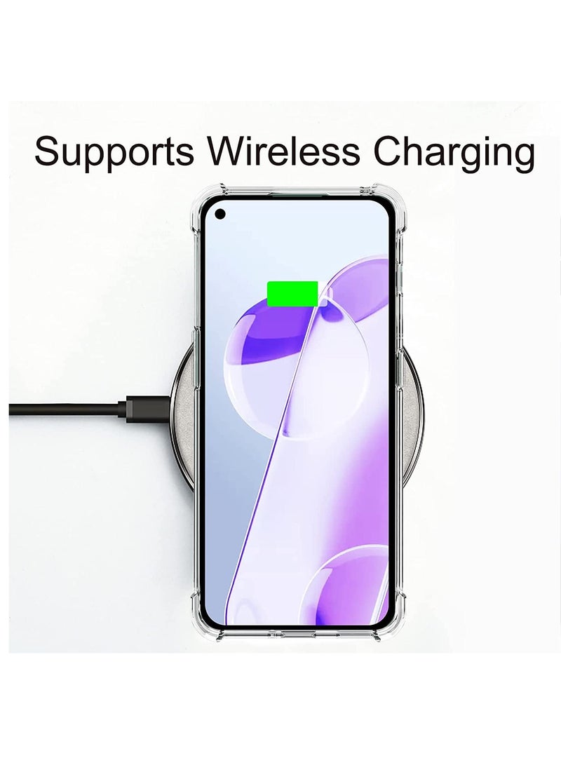 BORTONY Oneplus 10T 5G Case Clear Case with 2pcs Screen Protector Reinforced Corners TPU Shock-Absorption Flexible Cell Phone Cover for Oneplus 10T - Image 5