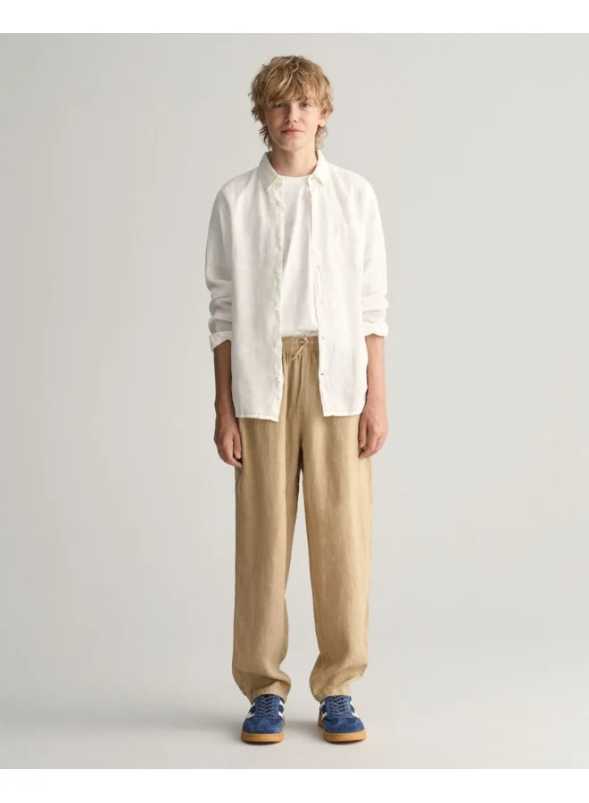 غانت Gant Teen Boys Linen Pants