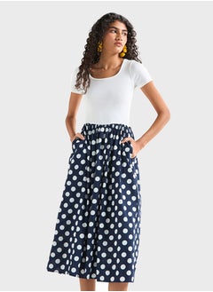 FAV Polka Dot Print Dress  - Image 1