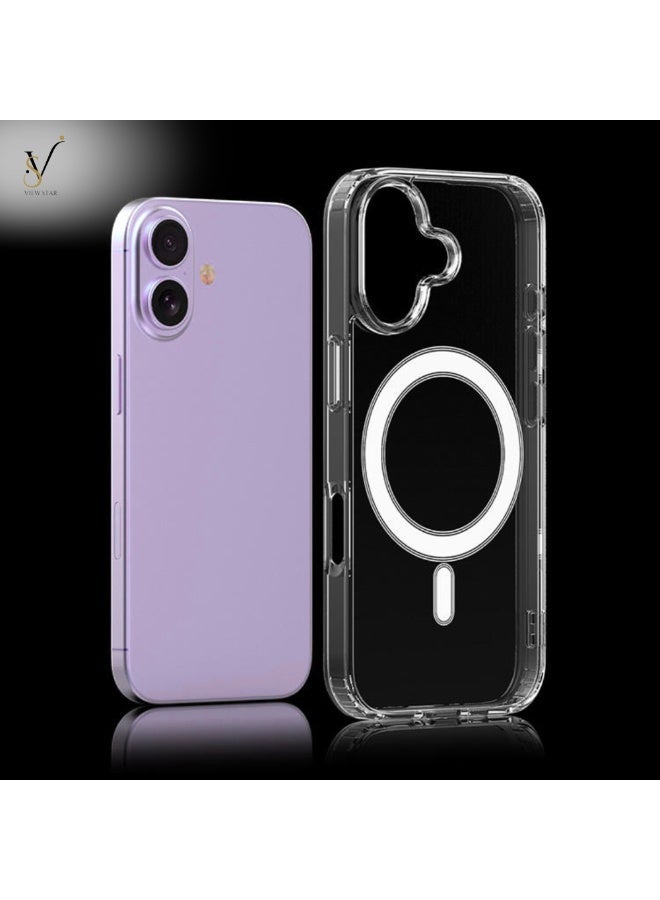 VIEW STAR Viewstar Ultra-Slim Clear Magnetic Case for iPhone 17 – Shockproof Transparent Cover with Strong Magnetic Ring, Anti-Yellow Back, Raised Camera Protection & Precision Cutouts - Image 2