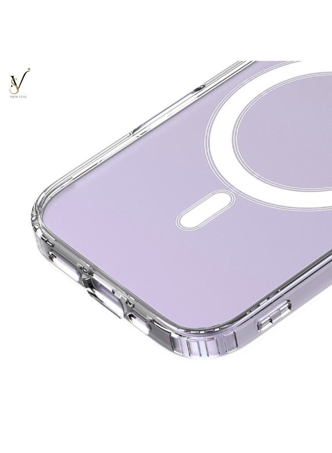 VIEW STAR Viewstar Ultra-Slim Clear Magnetic Case for iPhone 17 – Shockproof Transparent Cover with Strong Magnetic Ring, Anti-Yellow Back, Raised Camera Protection & Precision Cutouts - Image 3