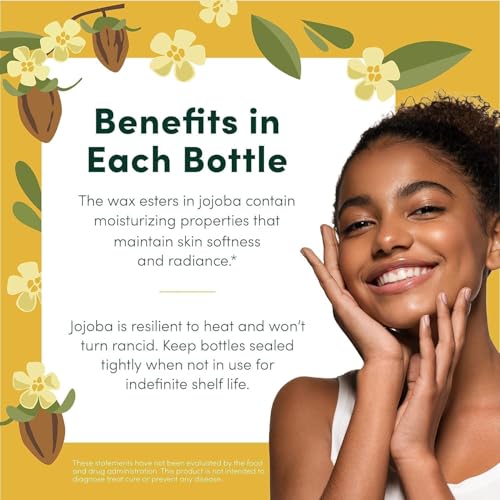 HobaCare Jojoba Baby Oil with Pump Dispenser – 100% Pure Natural Unrefined Unscented Cold-Pressed Jojoba Oil for Baby Hair, Infant Skin, Cradle Care & Body Moisture (4.22 fl oz) - Image 5