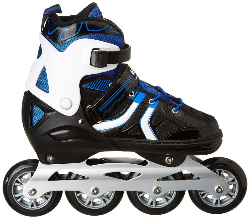Viva Adjustable Inline Skates with Different Wheel Size Roller Inline Skates for All Boys and Girls (Large (9-11 UK), 90MM - Wheel Size) - Image 2
