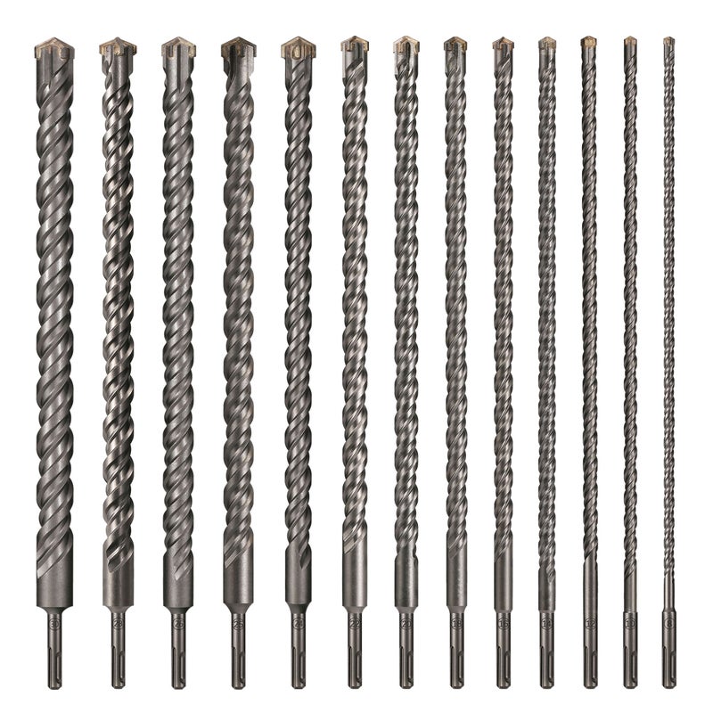 رأس قاطع متقاطع SDS بلس 500 مم 8 30 مم فائق الصلادة مقاوم للحرارة للخرسانة - Image 2