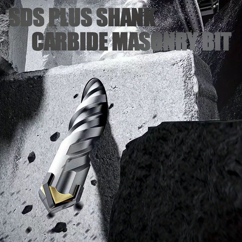 رأس قاطع متقاطع SDS بلس 500 مم 8 30 مم فائق الصلادة مقاوم للحرارة للخرسانة - Image 5