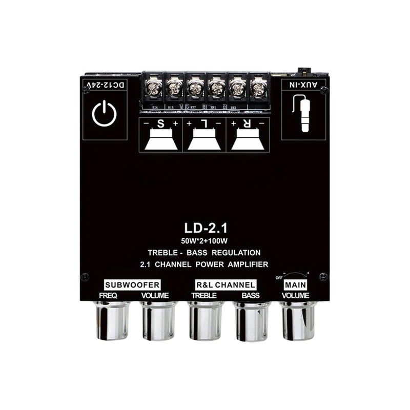 2 قناة 1 لوحة مضخم صوت لاسلكي وحدة استقرار صوت عالي الدقة لاستخدام المسرح المنزلي سيارة الاستوديو - Image 2