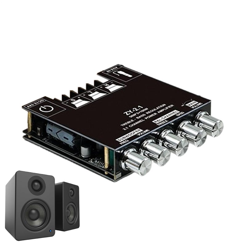 2 قناة 1 لوحة مضخم صوت لاسلكي وحدة استقرار صوت عالي الدقة لاستخدام المسرح المنزلي سيارة الاستوديو - Image 5