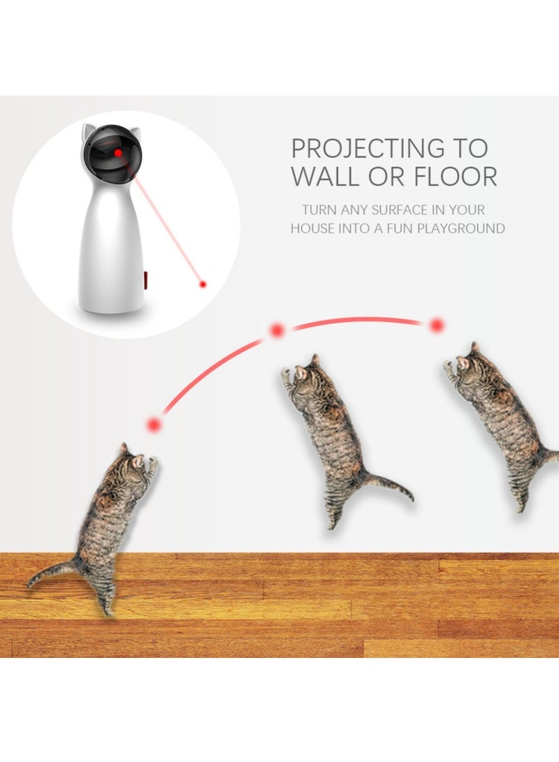 Loquat Motion Indicator Light Cat Interactive Toy Auto Rotating Light Chaser Toy for Cats Laser Pointer Interactive LED Light Pointer Cat Interactive Light Toy - Image 4