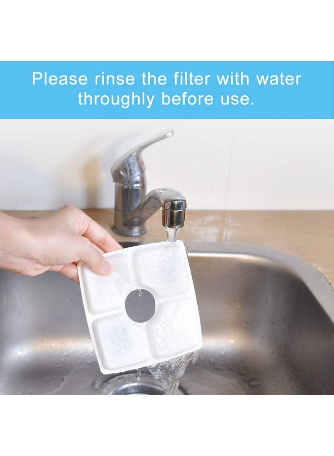 DEWEL Cat Water Fountain Filters, 8 Packs Filter for Automatic Cat Water Filter, Carbon Replacement Filter for 84oz/2.5L Pet Water Fountain, Dog Water Dispensers - Image 5