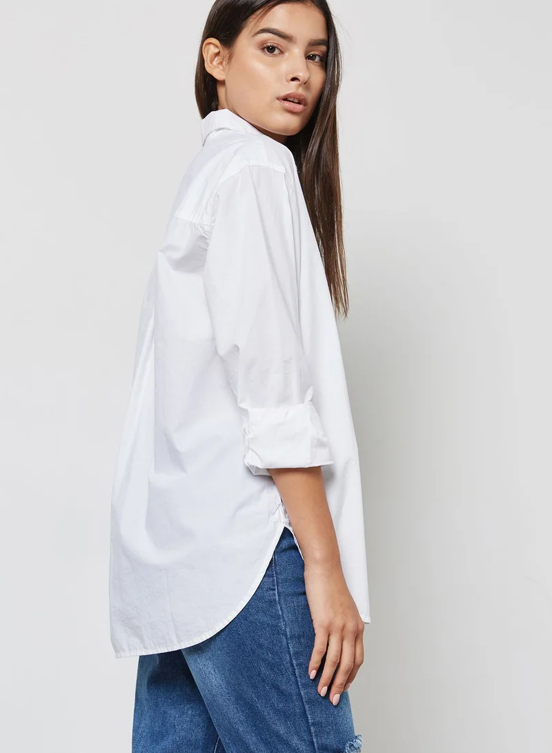 Topshop Petite Oversized Shirt