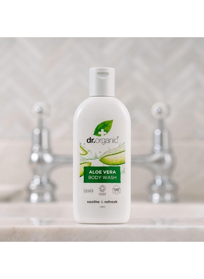 Dr. Organic Aloe Vera Body Wash, Soothe And Refresh