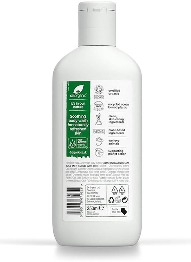 dr.organic Dr. Organic Aloe Vera Body Wash, Soothe And Refresh  - Image 2