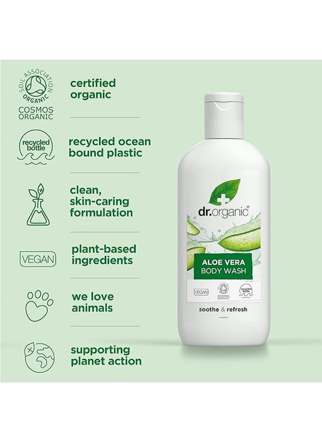 dr.organic Dr. Organic Aloe Vera Body Wash, Soothe And Refresh  - Image 5