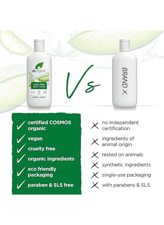 dr.organic Dr. Organic Aloe Vera Body Wash, Soothe And Refresh  - Image 4