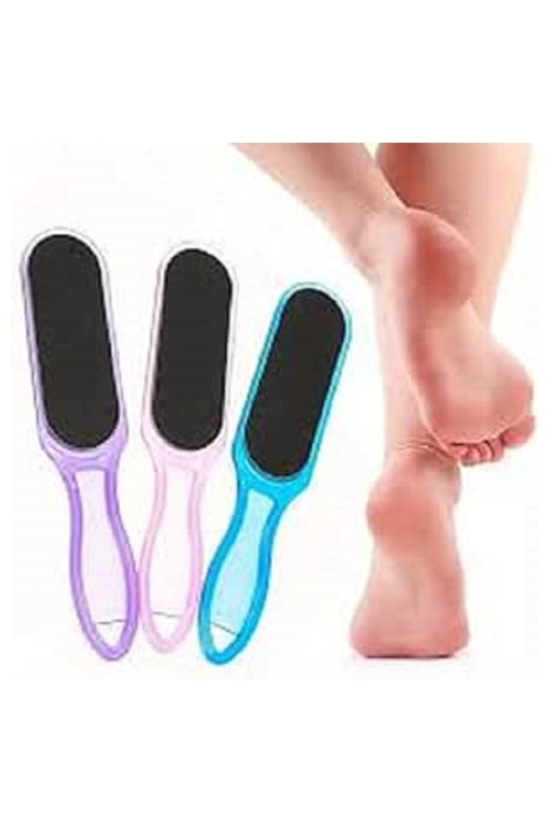 Foot File With Plastic Handle For Foot Care - Multi Color - Image 2