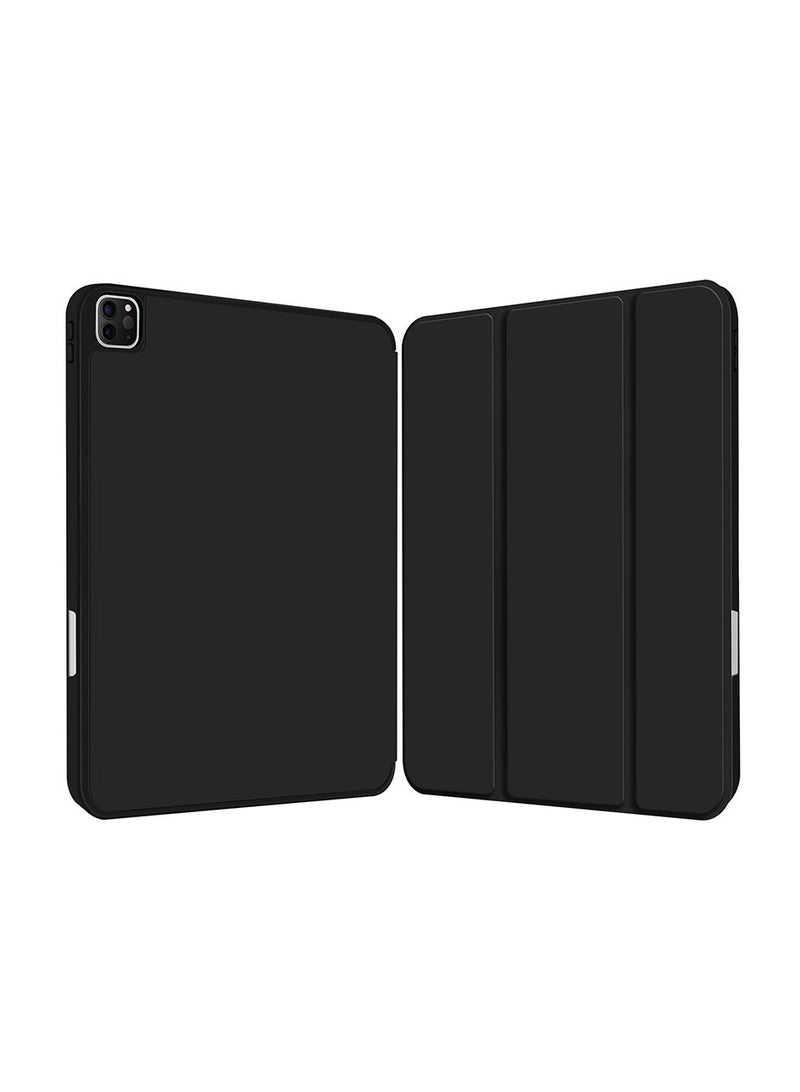 حافظة جلدية فائقة النحافة لجهاز iPad Pro 13/Pro 11 2024 مع حالة قابلة للطي ثلاثية مع وظيفة التشغيل/الإيقاف التلقائي لـ IAPD Air 13/Air 11