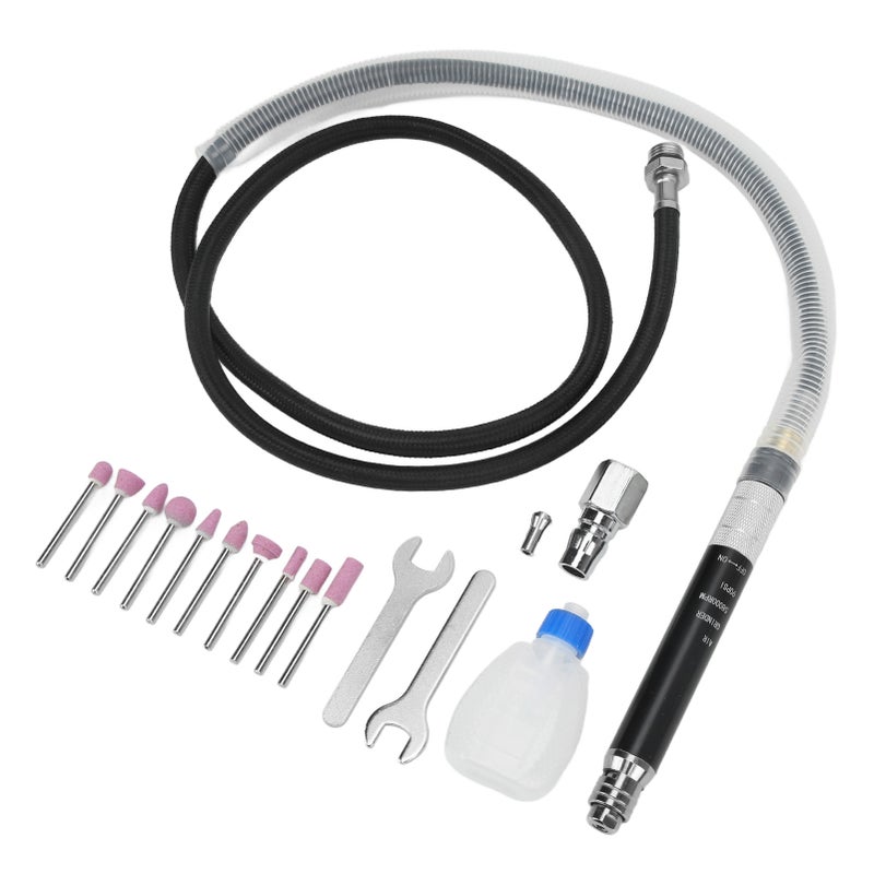 Pneumatic Pencil Die Grinder Kit Micro Die Grinder Set Portable Polishing Engraving Tool - Image 1