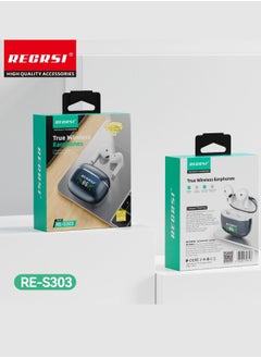 RECRSI True Wireless Bluetooth earbuds/Headphone For Android Dual-mic noise reduction Intuitive touch control RE-S303  - Image 5