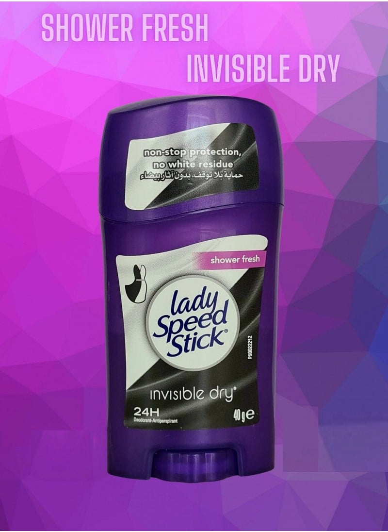 Lady Speed Stick Lady Speed Stick Antiperspirant  Shower Fresh40 G  - Image 2