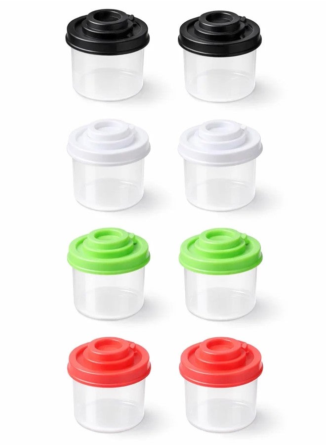 CZFSWT 8Pcs Mini Salt and Pepper Shakers, Travel Salt and Pepper Shakers Mini, Travel Spice Containers Suitable for Kitchen, Dining Room, Picnic, Camping - Image 1