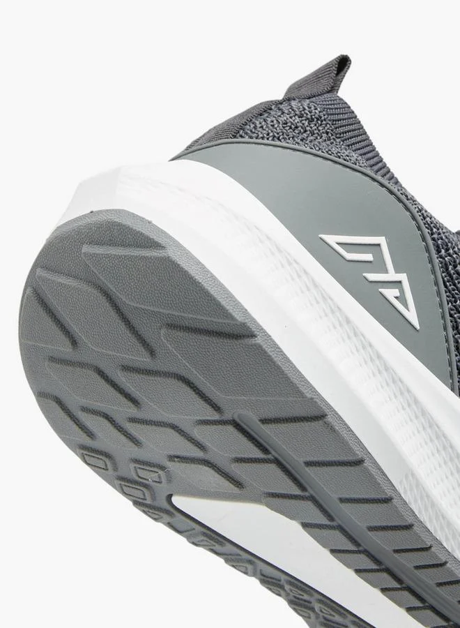 Oaklan by Shoexpress GREY Panelled Lace-Up Sports Shoes for Men | Best Price UAE