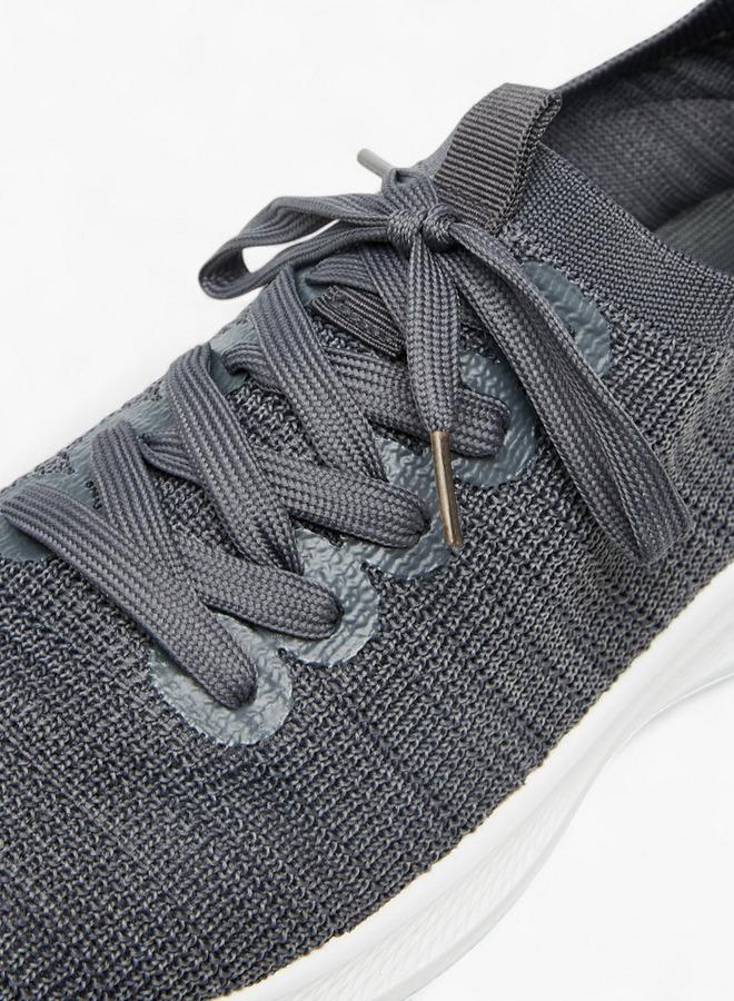 Oaklan by Shoexpress Panelled Lace-Up Sports Shoes - Image 4