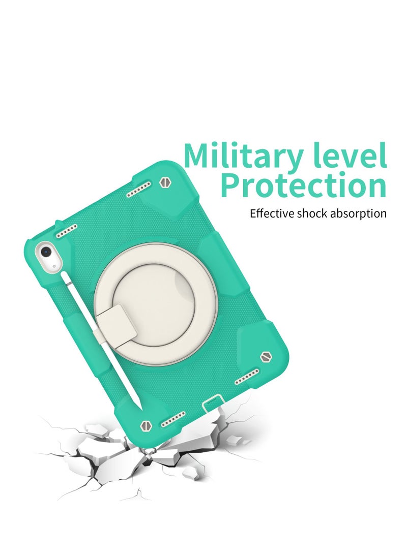GULFLINK Rugged Heavy Duty Protective Case  for ipad 10th 10.9 inch 2022（A2757/A2777）Mint green  - Image 2