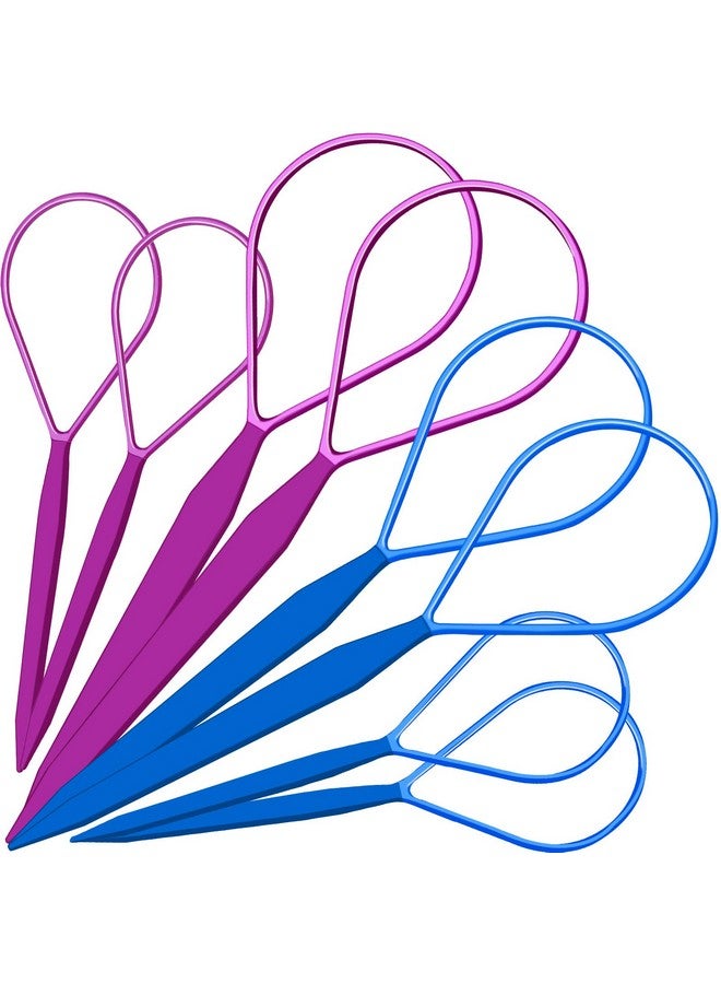 Teenitor Teenitor Hair Styling Tool with Loop Design - Large and Small Pull Through Tools for French Braiding, Ponytails, and Hair Flipping Accessories - Image 1