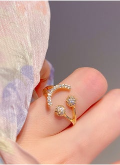 Al Aoyama New Trendy Luxury Couple Rings for Women Men Dazzling Delicate Ring Wedding Valentine's Day Romantic Jewelry  - Image 4