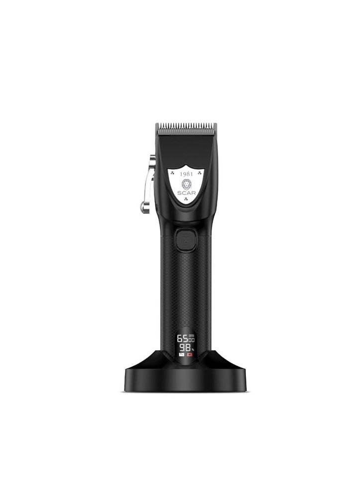 SCAR - Scar Hair Clipper Machine - 1981 Professional Heavy Duty Men's Hair Clippers American Edition Zero Gapped Cordless Hair Clipper Professional Haircut & Grooming Kit for Men Rechargeable LED Display - Image 1