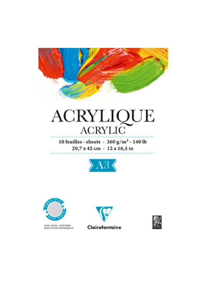 كليرفونتين اسكتش رسم اكريلك