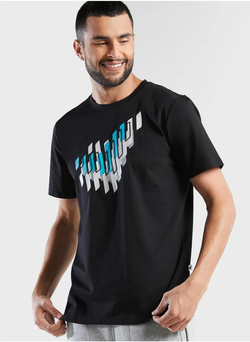 الإمارات 3D Logo Graphic T-Shirt